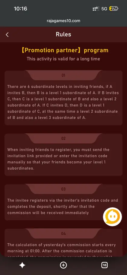 Raja Game referral program rules - Raja Game gallery screenshot 7