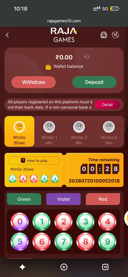 Raja Game colour prediction results - Raja Game gallery screenshot 21