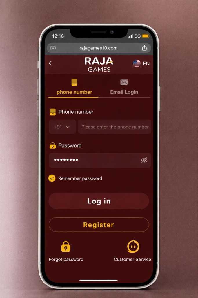 rajagame login